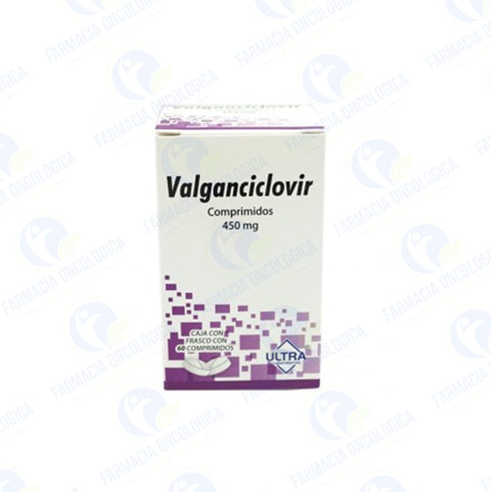 Foto del medicamento Valganciclovir 450 mg con 60 comprimidos en venta