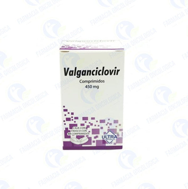 Foto del medicamento Valganciclovir 450 mg con 60 comprimidos en venta