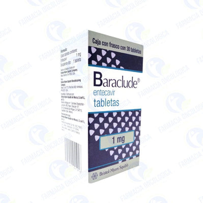 Baraclude 1 mg con 30 tabletas - Entecavir