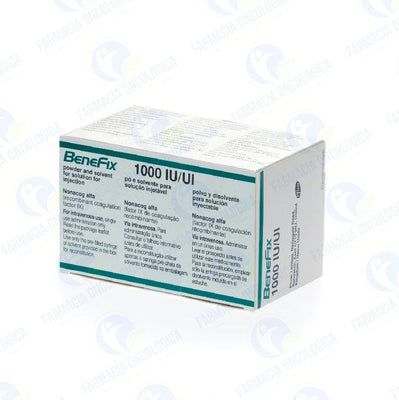 Benefix 1,000 ui inyectable - Factor lX de coagulacion recombinante