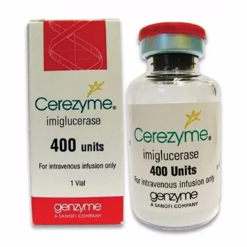 Foto del medicamento Cerezyme 400 ui solucion inyectable o Imiglucerasa 400 ui solucion iny en venta