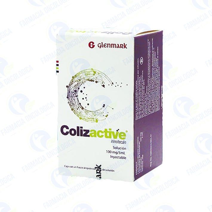 Foto del medicamento Colizactive 100 mg solucion inyectable o Irinotecan 100 mg solucion en venta