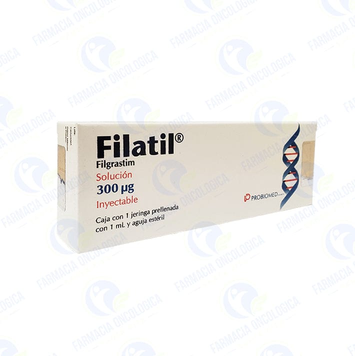 Foto del medicamento Filatil 300 mcg solucion inyectable o Filgrastim 300 mcg solucion iny en venta