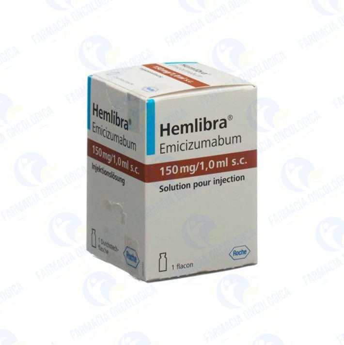 Foto del medicamento Hemlibra 150 mg inyectable o Emicizumab 150 mg inyectable en venta