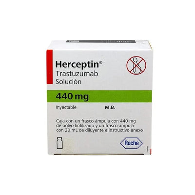 Foto del medicamento Herceptin 440 mg solucion inyectable o Trastuzumab 440 mg solucion iny en venta