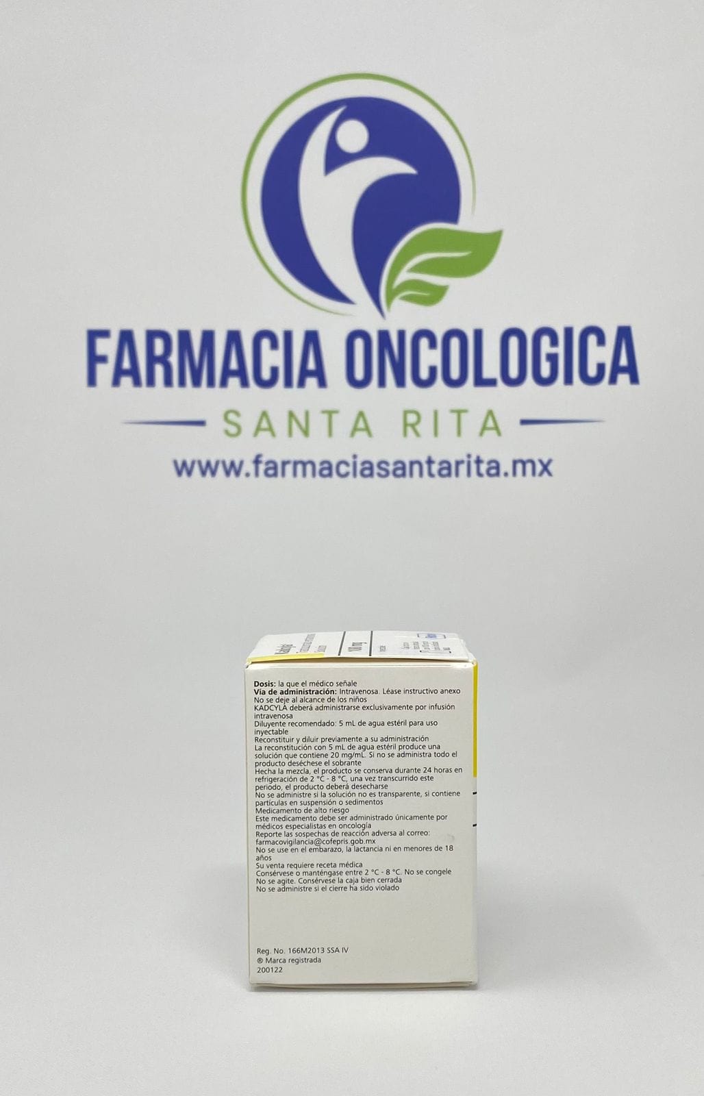 Kadcyla 100mg inyectable (Trastuzumab Emtansina)