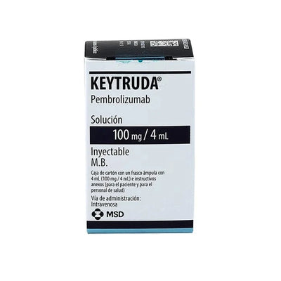 Foto del medicamento Keytruda 100 mg solucion inyectable o Pembrolizumab 100 mg solucion inyectable en venta
