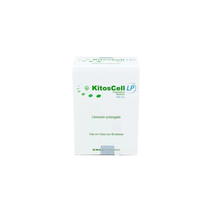 Medicamento Kitoscell LP 600 mg con 90 tabletas o Pirfenidona 600 mg con 90 tabletas en venta