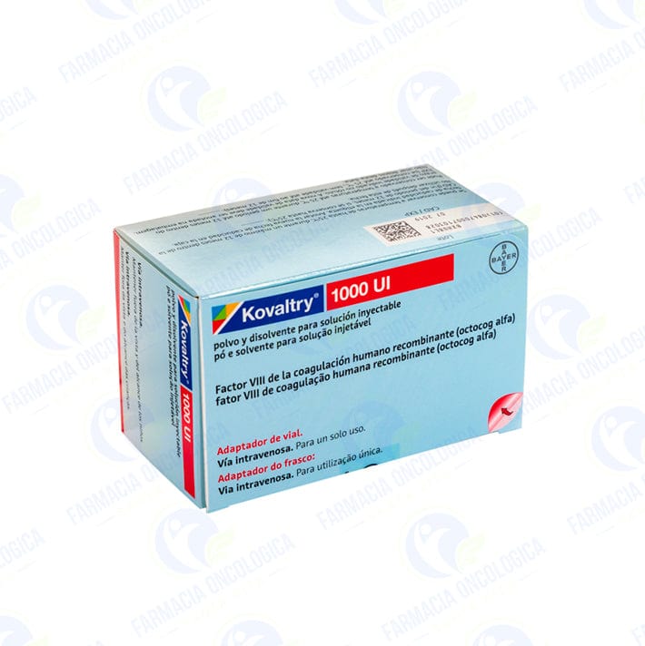 Foto del medicamento Kovaltry 1,000 ui solucion inyectable o Octocog Alfa 1,000 ui en venta