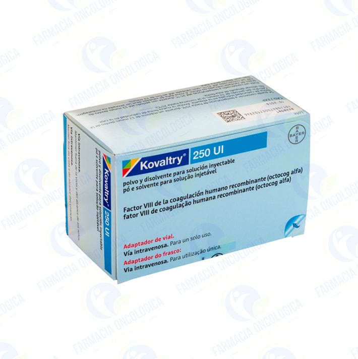 Foto del medicamento Kovaltry 250 ui solucion inyectable o Octocog Alfa 250 ui solucion en venta
