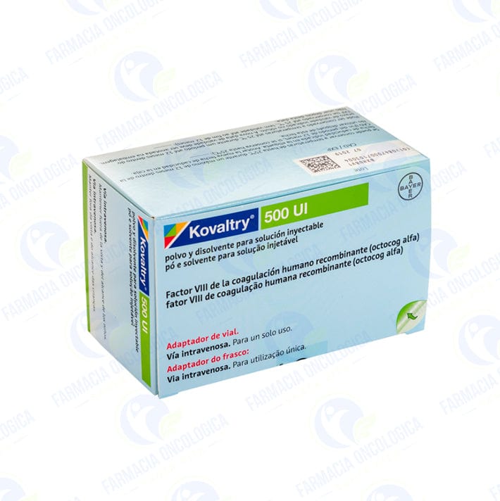 Foto del medicamento Kovaltry 500 ui solucion inyectable o Octocog Alfa 500 ui solucion iny en venta