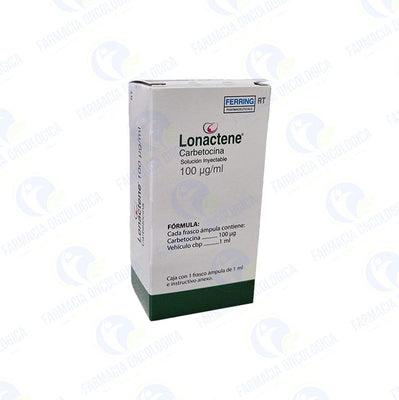 Lonactene 100 mcg solucion inyectable - Carbetocina