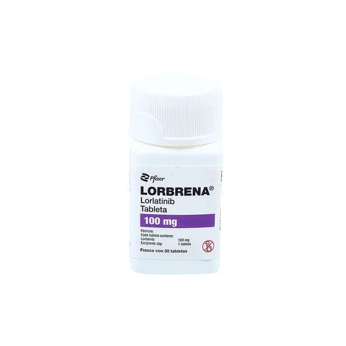 Lorbrena 100 mg con 30 tabletas - Lorlatinib