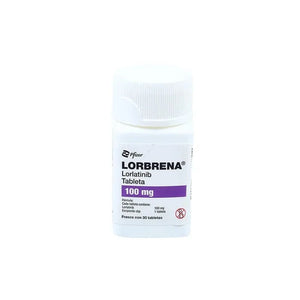 Lorbrena 100 mg con 30 tabletas - Lorlatinib