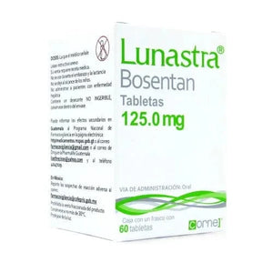 Lunastra 125 mg con 60 tabletas - Bosentan
