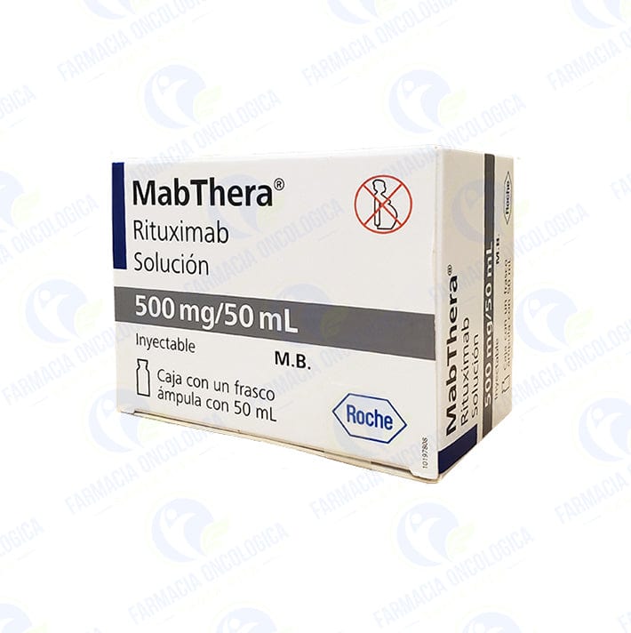 Foto del medicamento Mabthera 500 mg solucion inyectable o Rituximab 500 mg solucion iny en venta