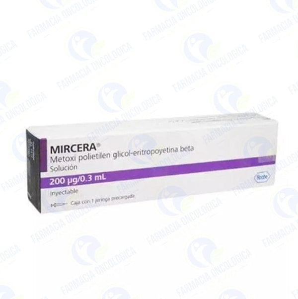 Mircera 200mcg solucion inyectable - Metoxipolietilenglicol / Eritropoyetina Beta