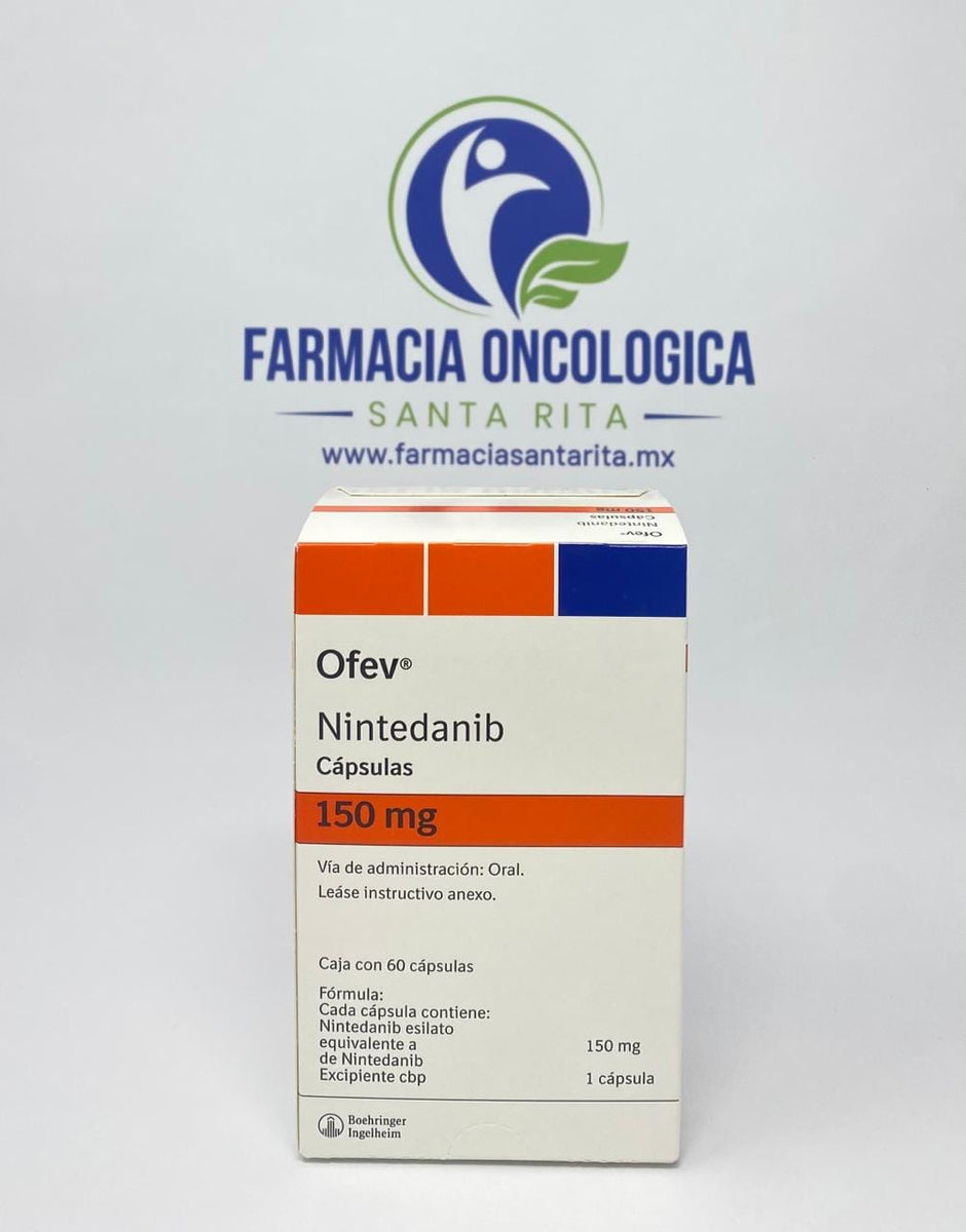 Ofev 150mg caja 60 capsulas - Nintedanib 150mg caja 60 capsulas ...
