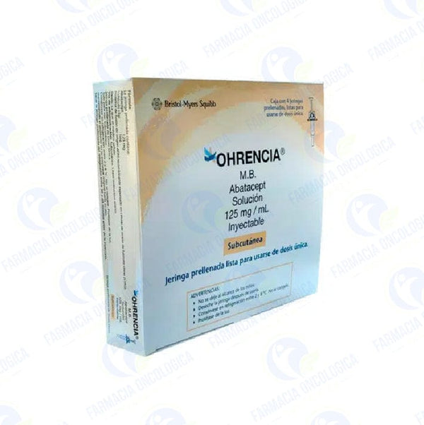 Ohrencia 125mg solucion inyectable - Abatacept