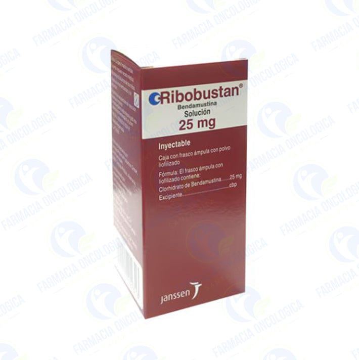 Foto del medicamento Ribobustan 25 mg solucion inyectable o Bendamustina 25 mg solucion iny en venta