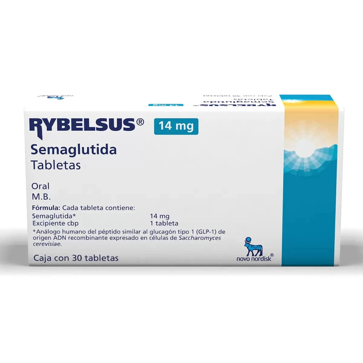 Medicamento Rybelsus 14 mg con 30 tabletas o Semaglutida 14 mg con 30 tabletas en venta