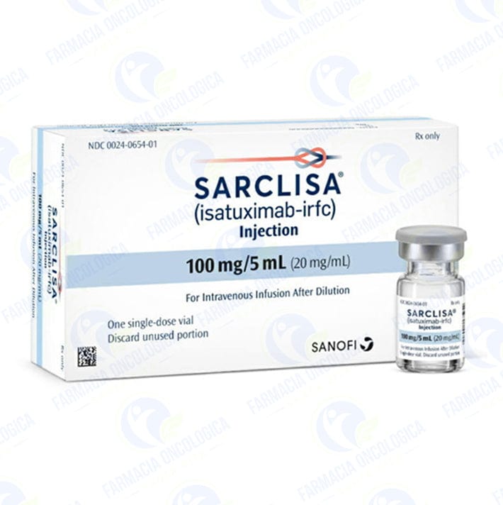 Foto del medicamento Sarclisa 100 mg inyectable o Isatuximab 100 mg inyectable en venta