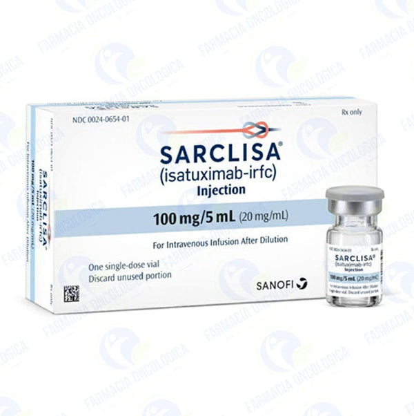 Foto del medicamento Sarclisa 100 mg inyectable o Isatuximab 100 mg inyectable en venta