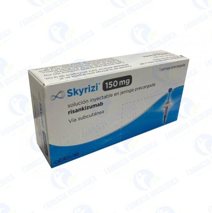 Foto del medicamento Skyrizi 150 mg solucion inyectable o Risankizumab 50 mg solucion iny en venta