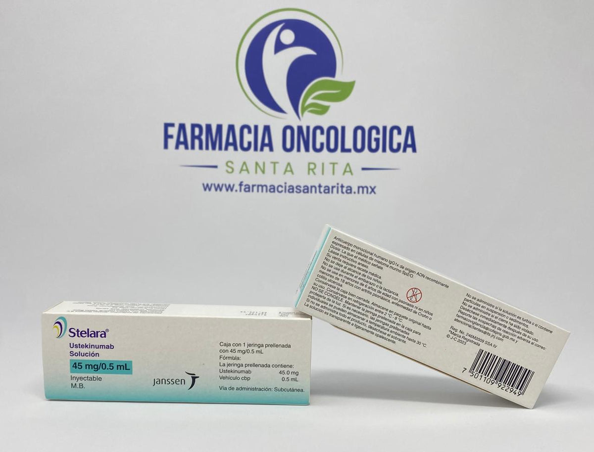 Foto del medicamento Stelara 45 mg solucion inyectable o Ustekinumab 45 mg solucion iny en venta