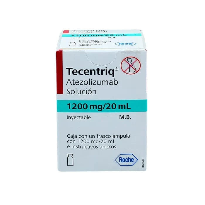 Foto del medicamento Tecentriq 1200 mg inyectable o Atezolizumab 1200 mg inyectable en venta
