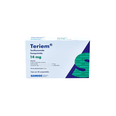 Medicamento Teriem 14 mg en venta o Teriflunomida 14 mg en venta