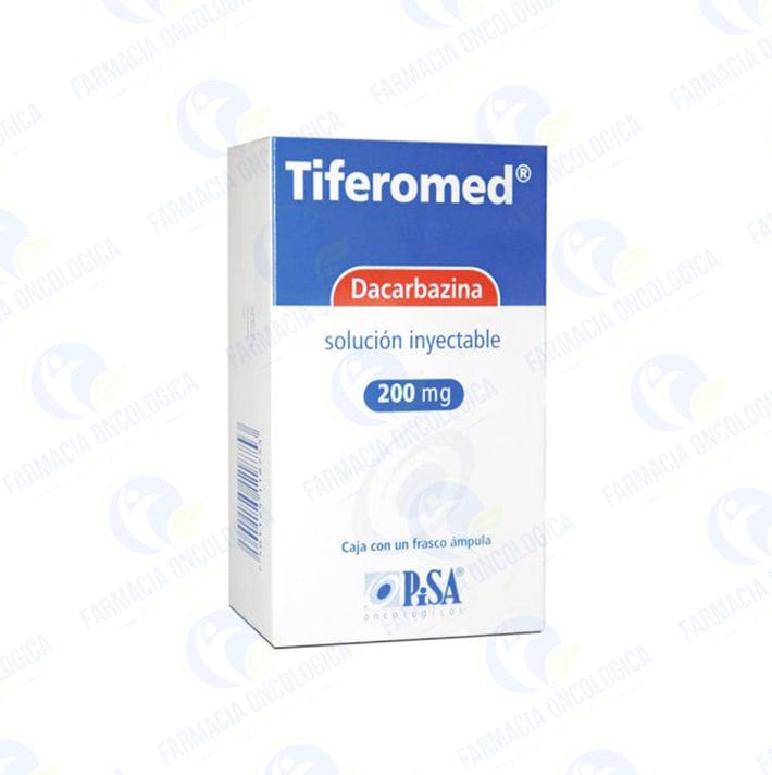 Foto del medicamento Tiferomed 200 mg solucion inyectable o Dacarbazina 200 mg solucion iny en venta