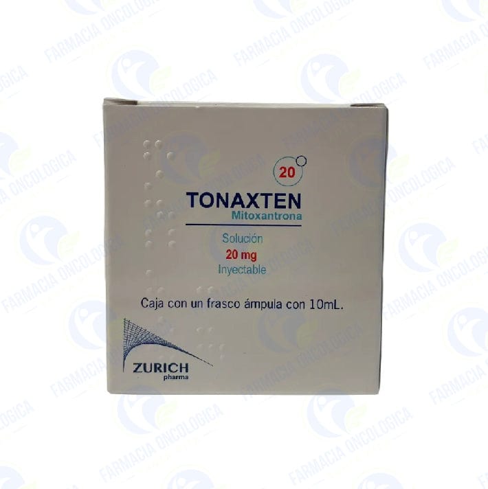 Foto del medicamento Tonaxten 20 mg solucion inyectable o Mitoxantrona 20 mg solucion iny en venta