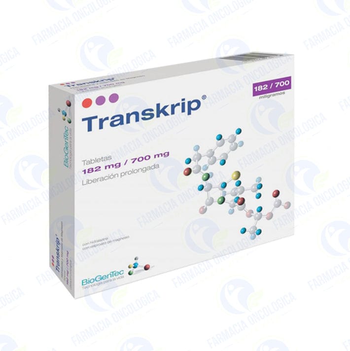 Foto del medicamento Transkrip con 14 tabletas en venta