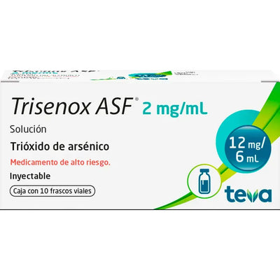 Venta Trisenox ASF en Farmacia Oncologica Santa Rita. Venta Trioxido de arsenico en Farmacia Oncologica Santa Rita.