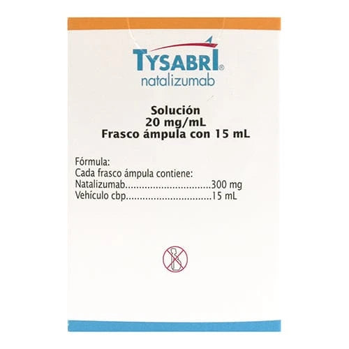 Foto del medicamento Tysabri 300 mg inyectable o Natalizumab 300 mg inyectable en venta
