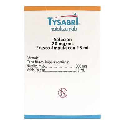 Foto del medicamento Tysabri 300 mg inyectable o Natalizumab 300 mg inyectable en venta