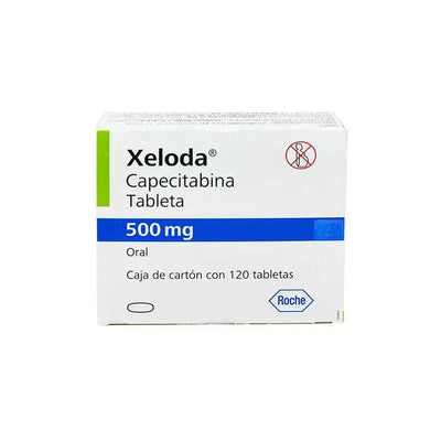 Xeloda 500mg con 120 tabletas en venta o Capecitabina 500mg con 120 tabletas en venta 