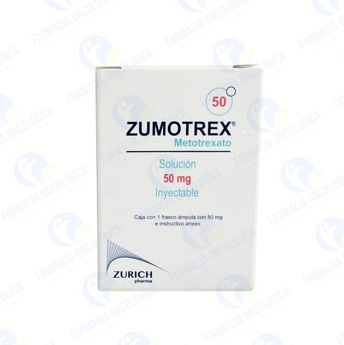 Foto del medicamento Zumotrex 50 mg solucion inyectable o Metotrexato 50 mg solucion inyectable en venta