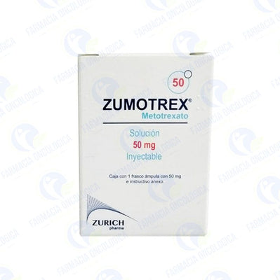 Foto del medicamento Zumotrex 50 mg solucion inyectable o Metotrexato 50 mg solucion inyectable en venta