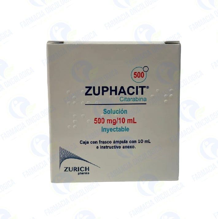 Foto del medicamento Zuphacit 500 mg solucion inyectable o Citarabina 500 mg solucion inyectable en venta
