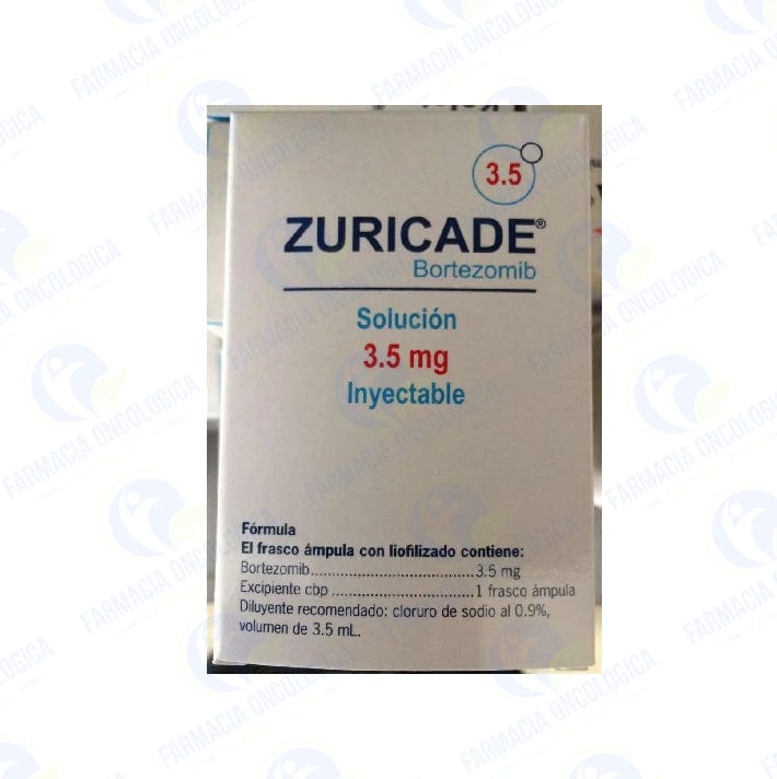Foto del medicamento Zuricade 3.5 mg solucion inyectable o Bortezomib 3.5 mg solucion iny en venta