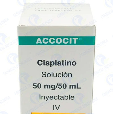 Accocit 50 mg solucion inyectable - Cisplatino
