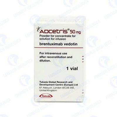 Adcetris 50 mg inyectable - Brentuximab Vedotin