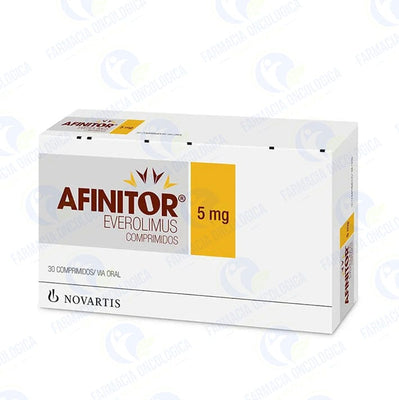 Afinitor 5 mg con 30 tabletas - Everolimus