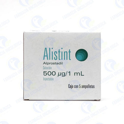 Alistint 500mcg solucion inyectable 5 frascos - (Alprostadil)