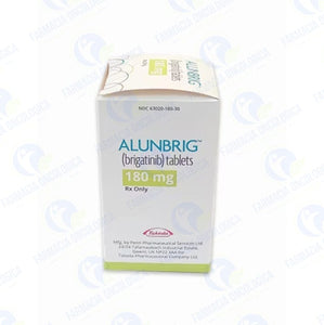Foto del medicamento Alunbrig 180 mg con 30 tabletas o Brigatinib 180 mg con 30 tabletas en venta