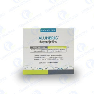 Alunbrig 90 mg con 7 tabletas + 180 mg con 23 tabletas - Brigatinib