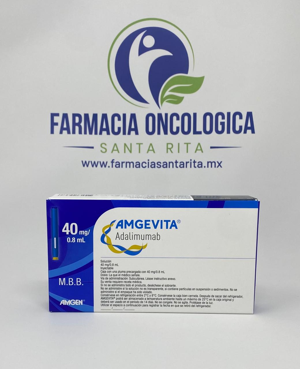 Foto del medicamento Amgevita 40 mg pluma precargada inyectable o Adalimumab 40 mg inyectable en venta