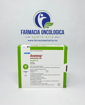 Aranesp 40 mcg solucion inyectable, caja con 4 jeringas - Darbepoetina Alfa